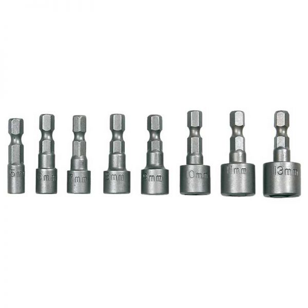 Ključ nastavci 8 kom 1/4 5-13 mm Topex