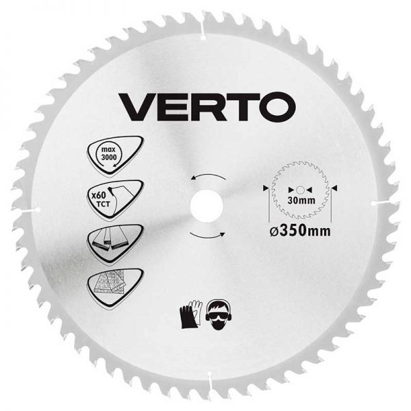 Pila kružna 350x30mm 60z Topex