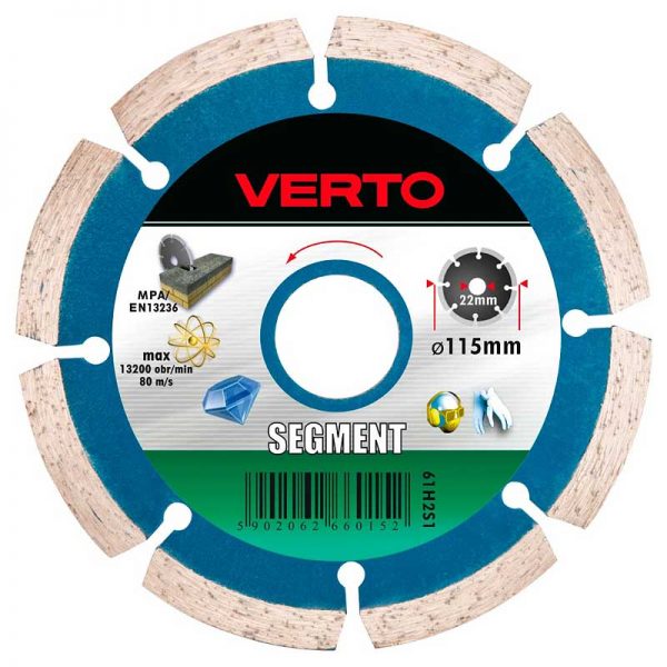 Ploča dijamantna rezna 115mm Topex
