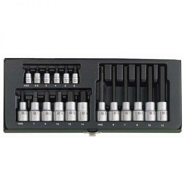 Ključevi nasadni Torx 1/4"+1/2" Proxxon