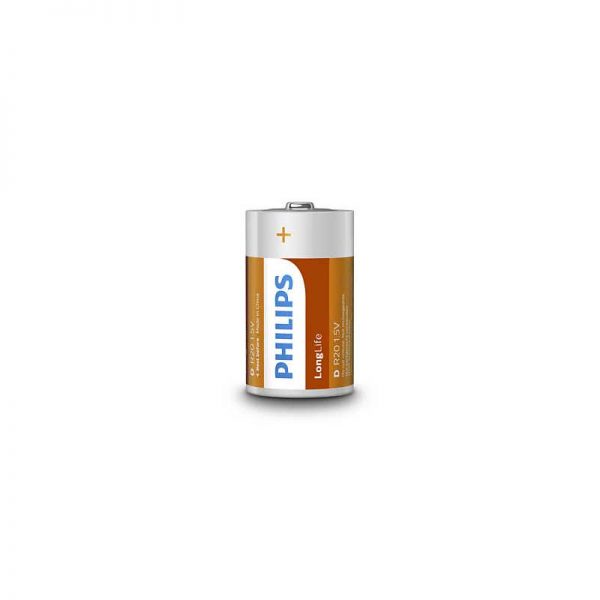 Baterija Philips LongLife 1.5V D B2 R20L2B/10