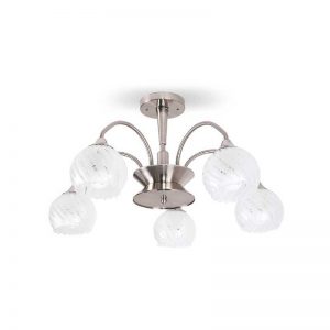 Luster Nora E27 5X40W 1206-5 Bijeli Nikl