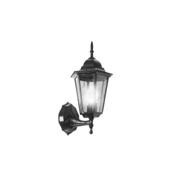 Svjetiljka vrtna Crna 193-HBK E27 1+40W IP44 Mass-Light