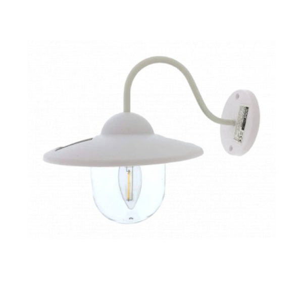 Solarna zidna rasvjeta bijela 1x1.2V AA Ni-MH 600mAh