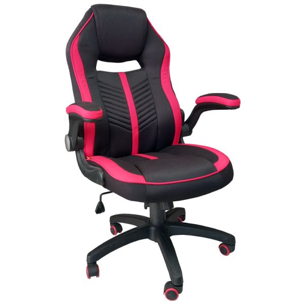 Stolica radna Bullet GC tkanina crveno-crna
