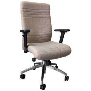 Stolica radna Boston 627 alu smeđa