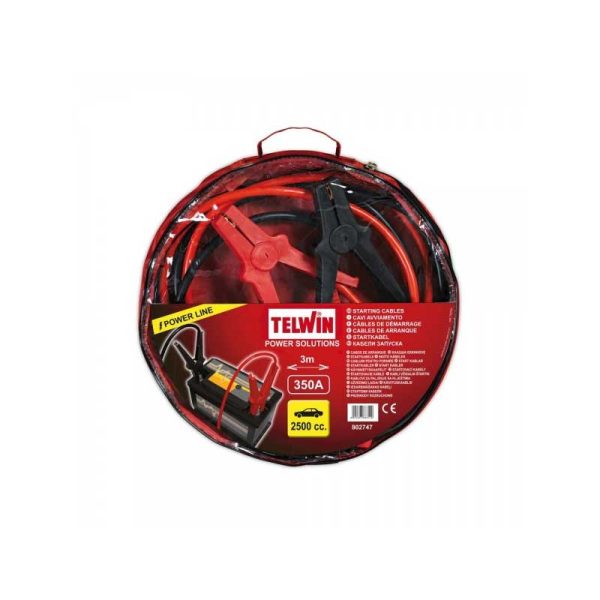 Telwin kablovi za startanje 3m, 25mm2, 350A