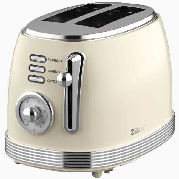 Zilan ZLN1191 Toster 2 otvora za kruh, 6 nivoa grijanja, 850W, Retro
