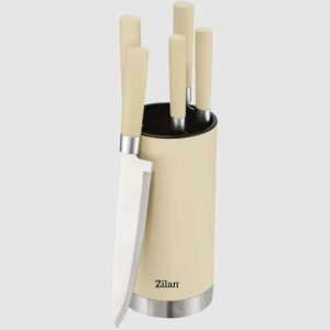 Zilan ZLN1610 Noževi, set sa stalkom, 6/1, Retro