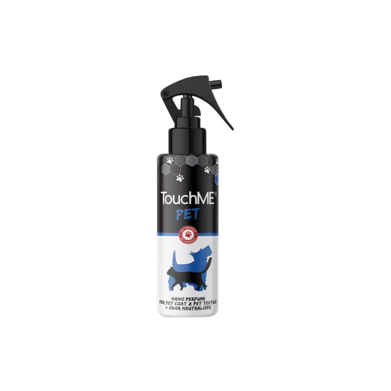TouchME® PET BLUE - nano parfem za ljubimce i njihov tekstil + neutralizator neugodnih mirisa, aktivira se dodirom 200 ml
