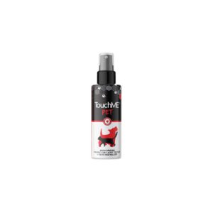 TouchME® PET RED - nano parfem za ljubimce i njihov tekstil + neutralizator neugodnih mirisa, aktivira se dodirom 50 ml