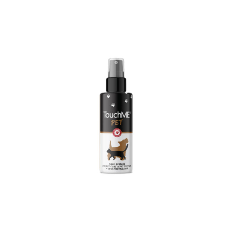 TouchME® PET GOLD - nano parfem za ljubimce i njihov tekstil + neutralizator neugodnih mirisa, aktivira se dodirom 50 ml