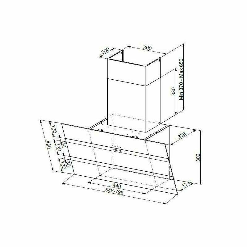 Napa Faber-IT Steelmax EG8 WH/X A80 (Izložbeni primjerak) - Slika 2