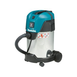 Makita VC3011L usisavač za mokro/suho čišćenje ili korištenje sa strojem. Čvrsti i kompaktni usisavač za mokro/suho čišćenje s filterom klase L za opće čišćenje ili korištenje sa strojem.