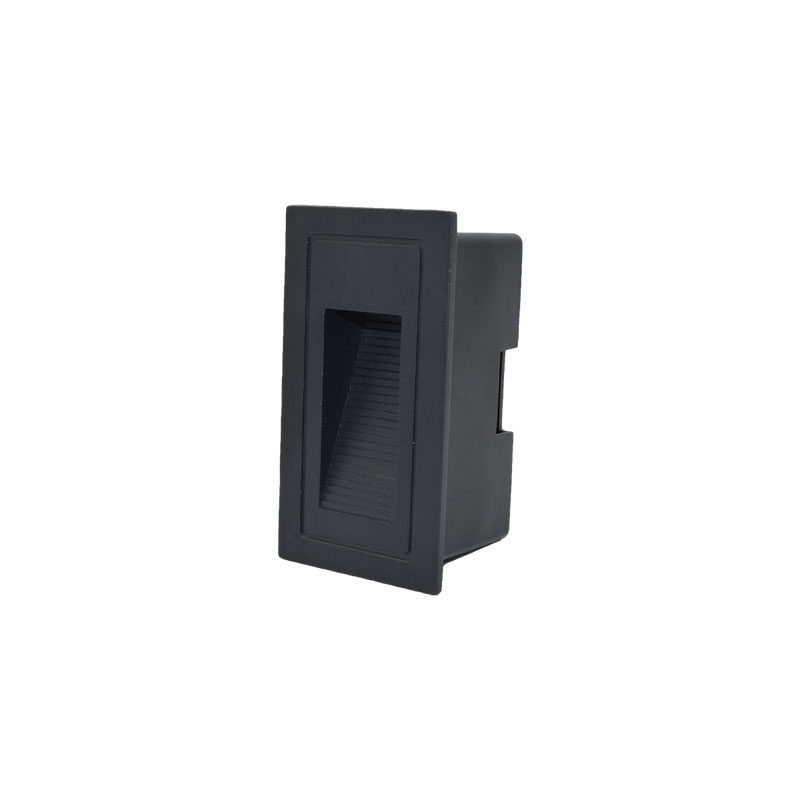 LED ugradna zidna svjetiljka Green Tech 3W, 3000K IP44, crna - Slika 5