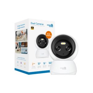 Homeguard 2K Unutarnja IP kamera Dual Lens 2K Pan & Tilt AI SmartCam