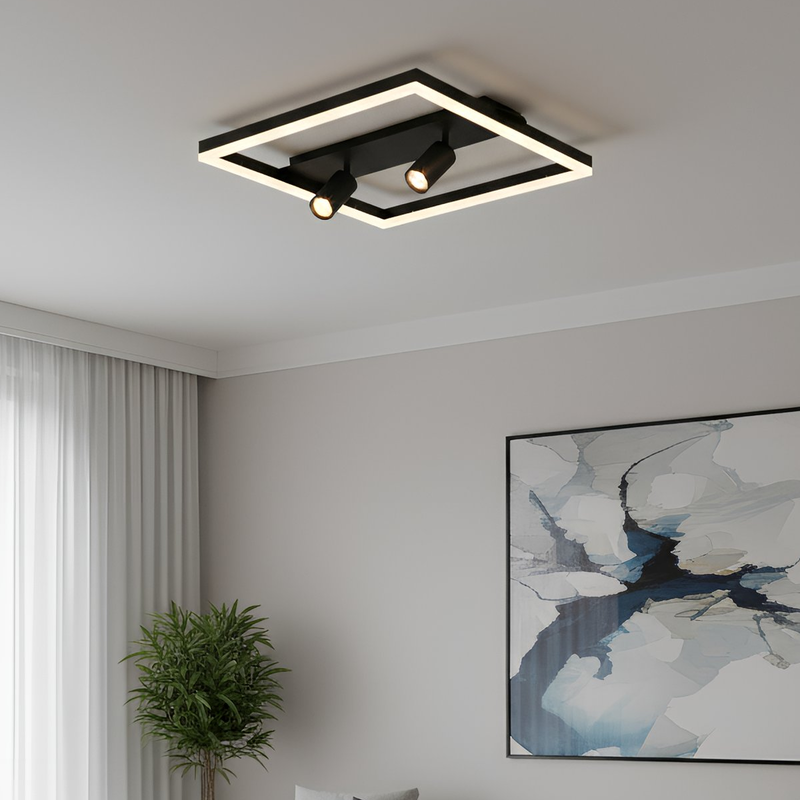 Stropna dekorativna svjetiljka Green Tech 36W, 3CCT + 2 x SPOT GU10 - Slika 7