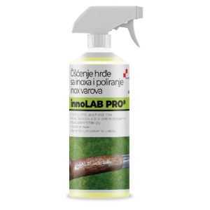 InnoLAB PRO Čišćenje hrđe s inoxa i poliranje inox varova 500 ml Opis: Odstranjuje hrđu sa svih vrsta inoxa Polira i čisti varove, a da pri tome ne oštećuje inox Stvara zaštitni fosfatni sloj Izuzetno je snažan Ekonomičan i jednostavan za upotrebu