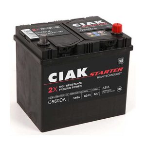 Akumulator starter 12V-60AH+D Ciak