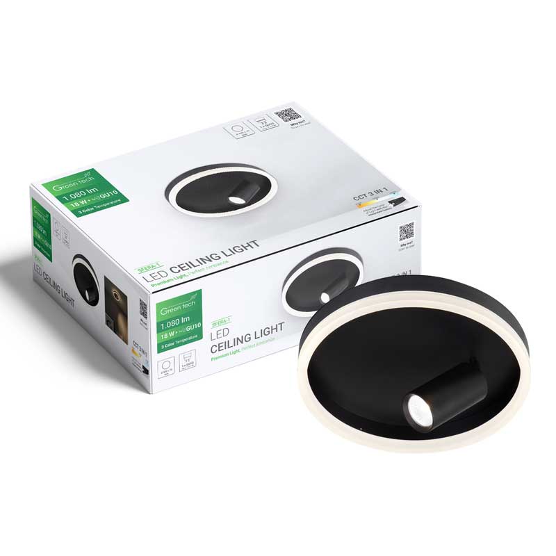 Stropna dekorativna svjetiljka Green Tech SFERA-1 18W - Slika 8