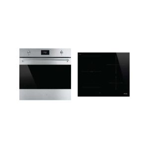 Set SMEG SFP6301TVX Pećnica + SMEG SI1M4644D Ploča
