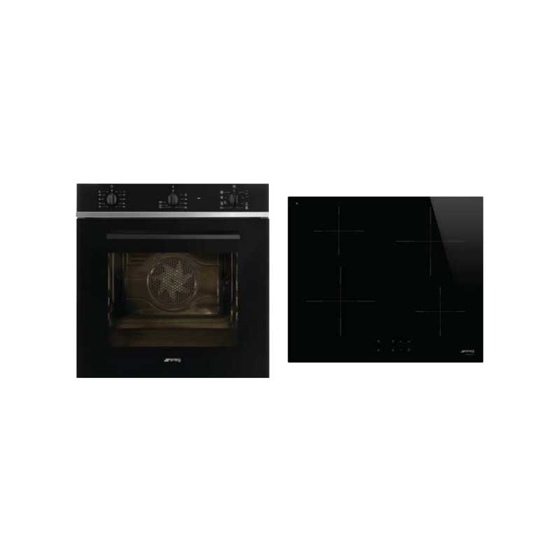 Set SMEG SF64M3TB Pećnica + SMEG SI2641D Ploča