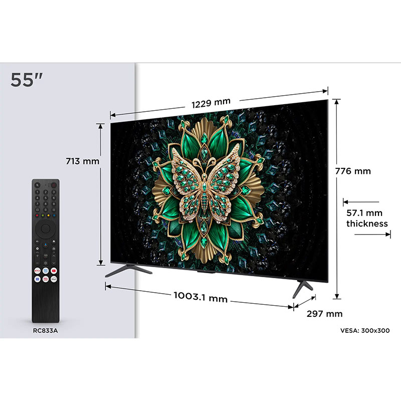 Televizor TCL 55C6K MINI LED TV 55" Google TV - Slika 6