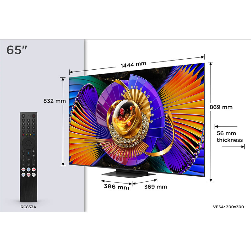 Televizor TCL 65C7L SQD Mini-LED TV 65" Google TV - Slika 10
