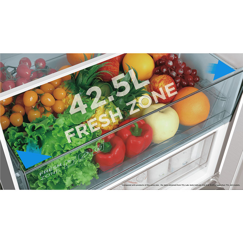 TCL RP409BIE0EU kombinirani hladnjak Inox - Slika 7