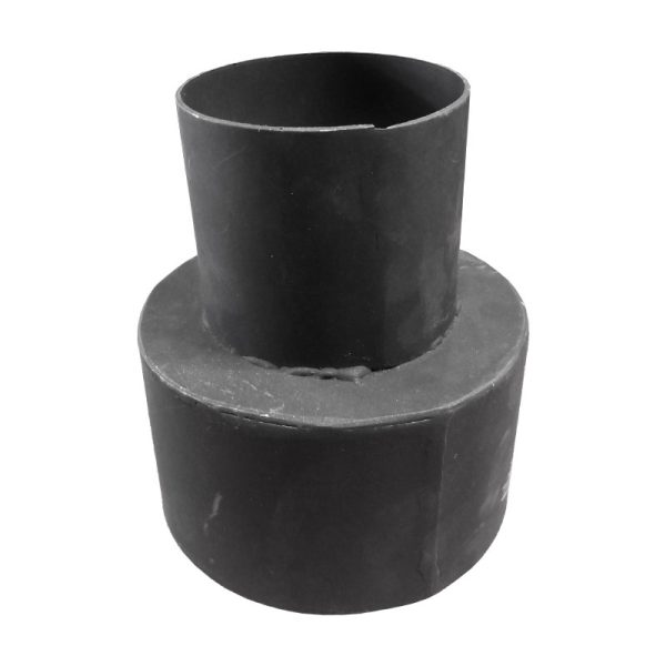 Redukcija dimovodna 120/80 mm crna mat